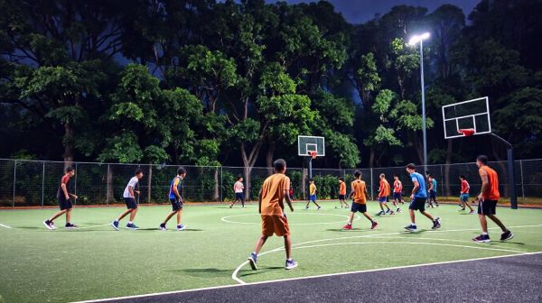 Idées d’aménagement de terrain de basket pour débutants et pros