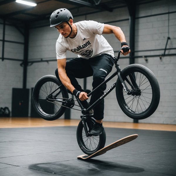 Quels exercices de gainage sont recommandés pour les athlètes pratiquant le BMX flatland?